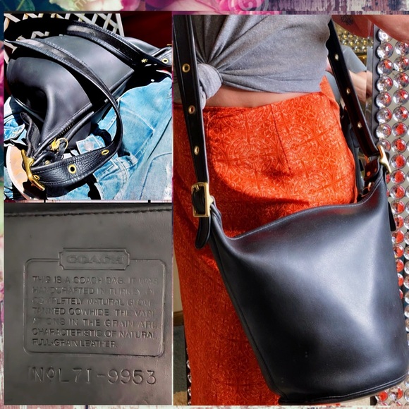 COACH BLACK HELEN BERG’S LEGACY DUFFLE BAG 9953 - Picture 15 of 15